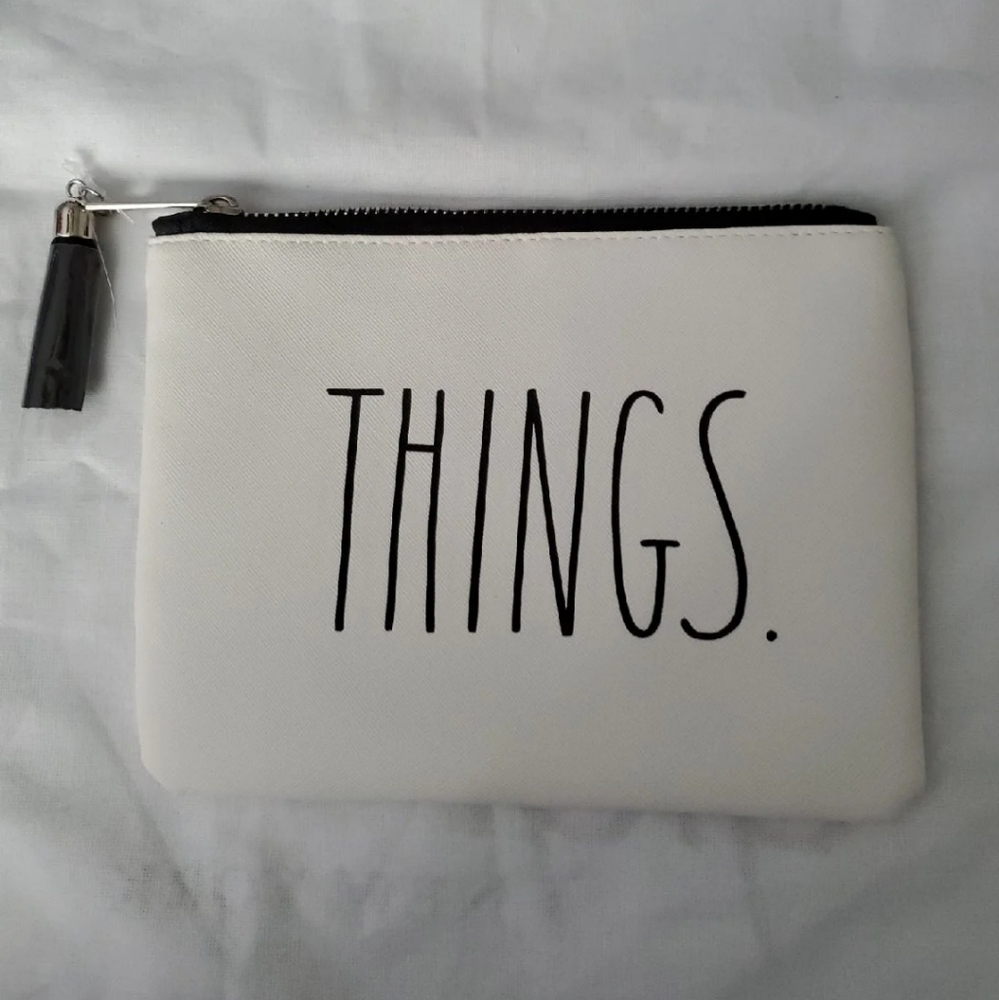 Rae Dunn cosmetic pouch